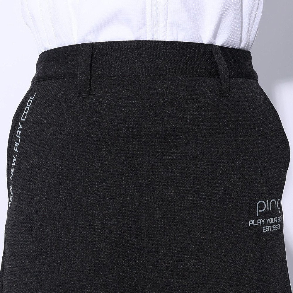 ピン（PING）（レディース）ゴルフウェア 速乾 ジャカードストレッチ