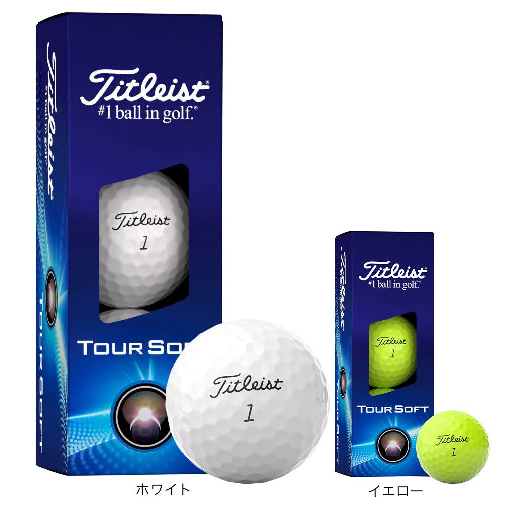 タイトリスト（TITLEIST）（メンズ）ゴルフボール 24 TOUR SOFT 3P