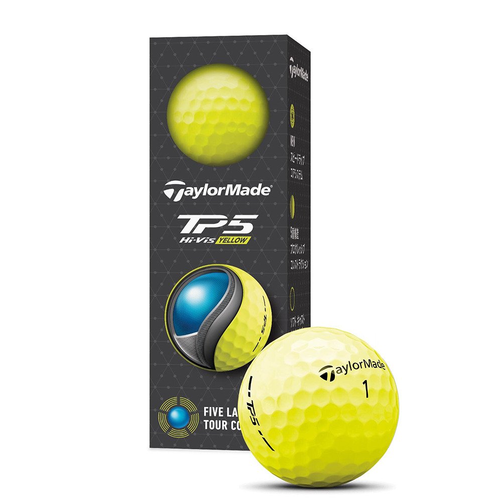 テーラーメイド（TAYLORMADE）（メンズ）ゴルフボール 24 TP5 Yellow