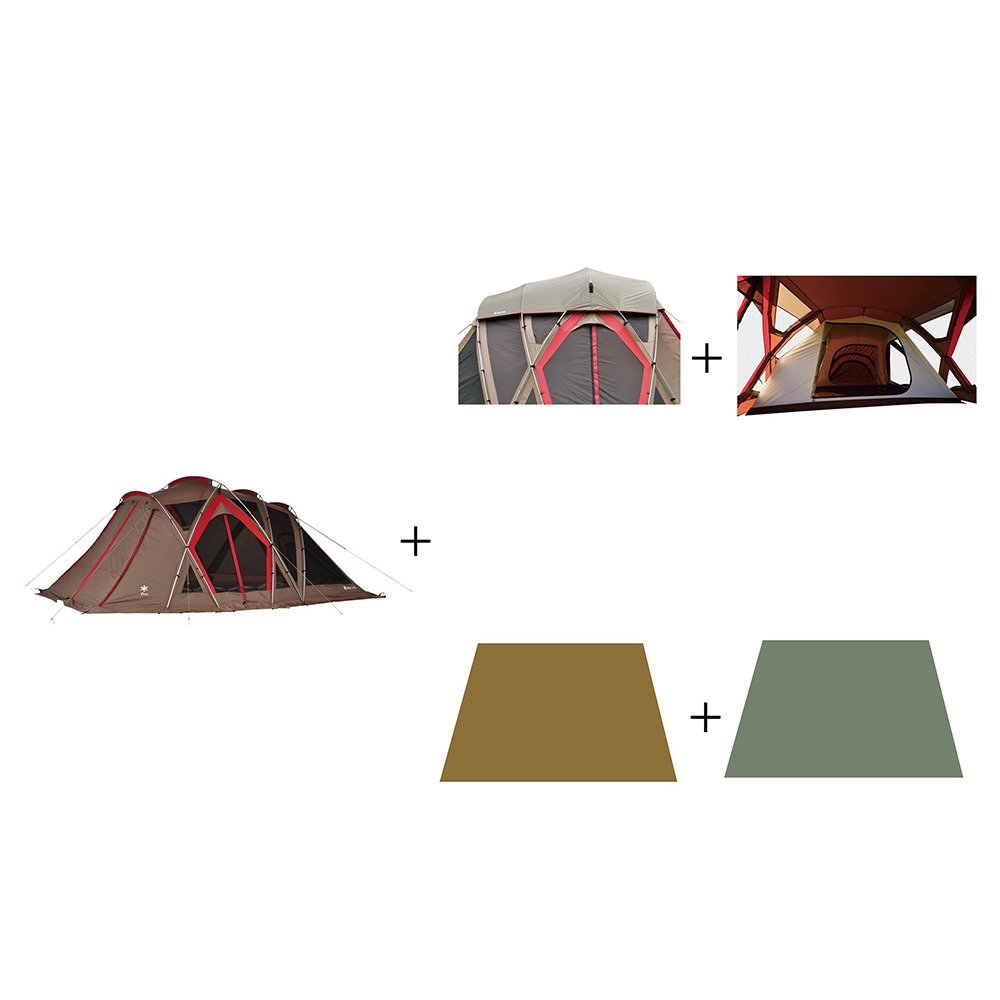 スノーピーク（snow peak） テントセット キャンプ 4～6人用 野遊び