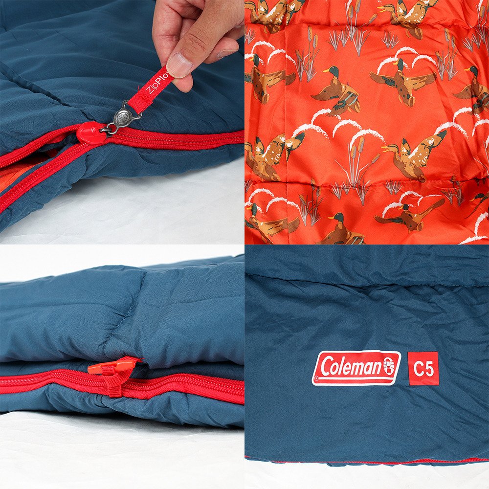 コールマン（Coleman） シュラフ 寝袋 封筒型 コージー II C5 オレンジ