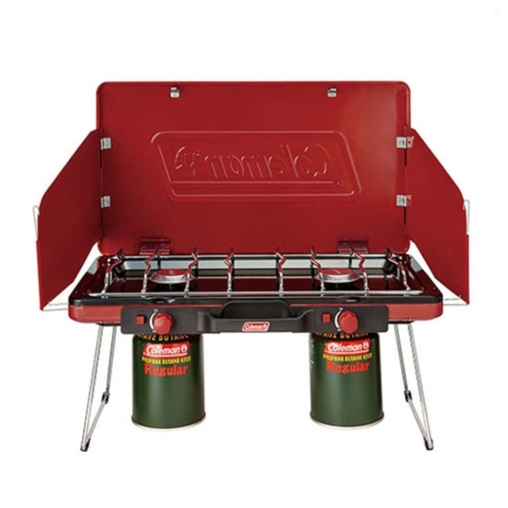 コールマン（Coleman） パワーハウス LPツーバーナーストーブII レッド