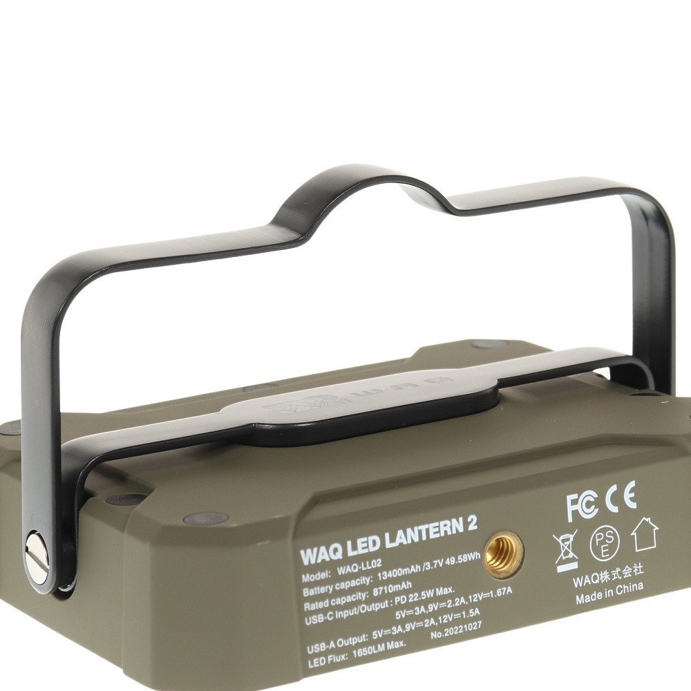 WAQ（WAQ） ランタン LEDランタン 13400mAh WAQ LED LANTERN2 充電式
