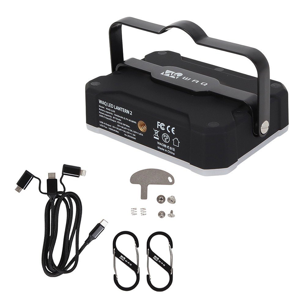WAQ（WAQ） ライト LED ランタン2 BLK