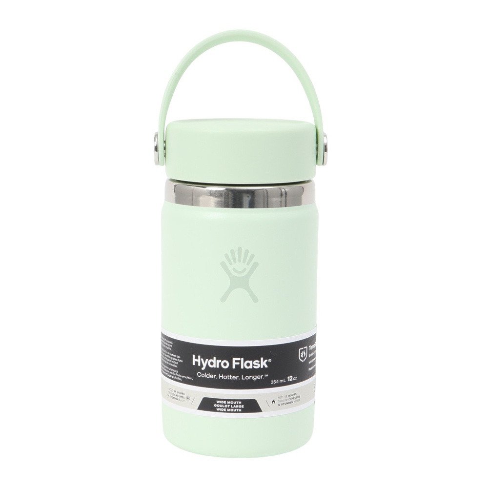 ハイドロフラスク（HydroFlask） 水筒 ボトル マグ Wide Mouth 12oz