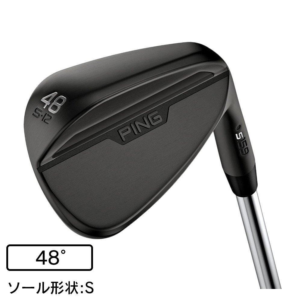 ピン（PING）（メンズ）s159 MIDNIGHT ウェッジ(48S、ロフト48度)N.S.