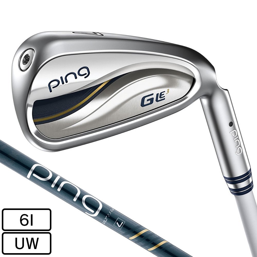 ピン（PING）（レディース）G LE 3 アイアン(UW、ロフト52度)ULT250 J