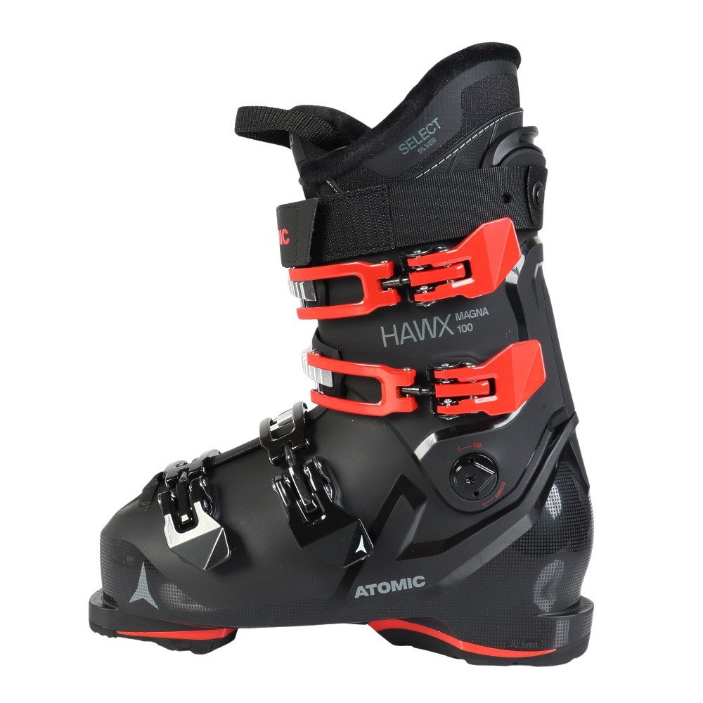 屋台の金魚！ ALC スノーボードビンディング Mサイズ 黒/赤 屋台の金魚