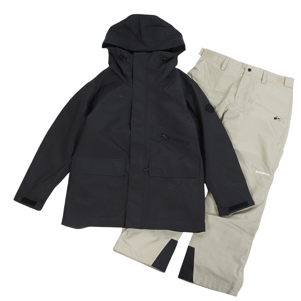BonFire（BonFire）（レディース）スノーウェア 上下セット BIG HOOD L