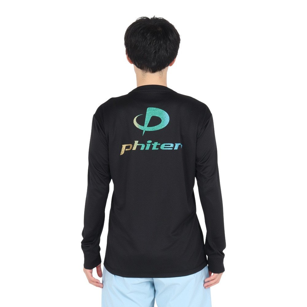 ファイテン（PHITEN）（メンズ、レディース）長袖Tシャツ ラメグラデ