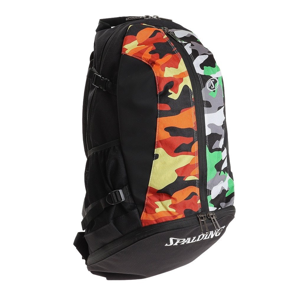 美品 SPALDING スポルディング バスケットボール リュック 迷彩柄 極美