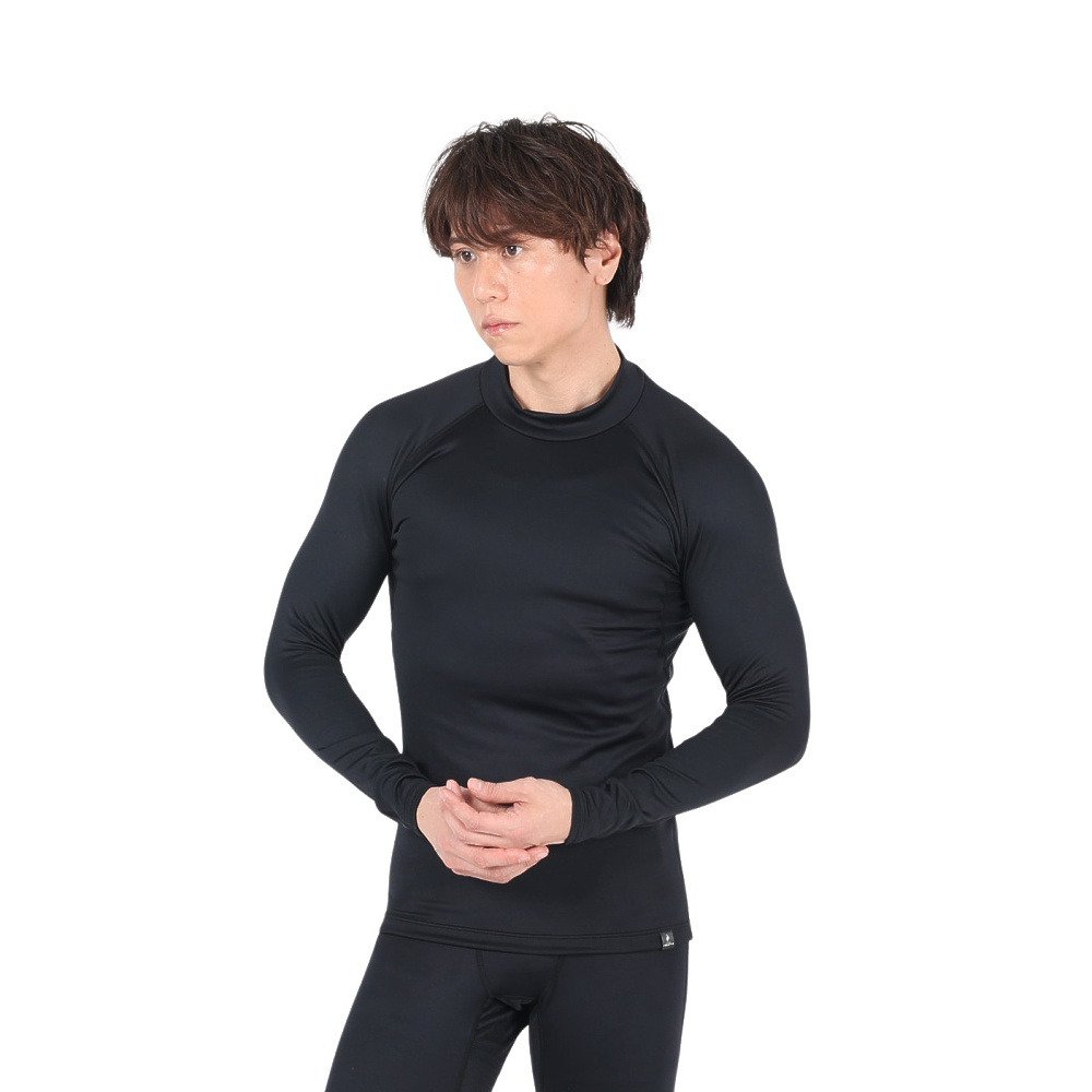 デュアリグ（DUARIG）（メンズ）ヒートクロス モックネック長袖シャツ