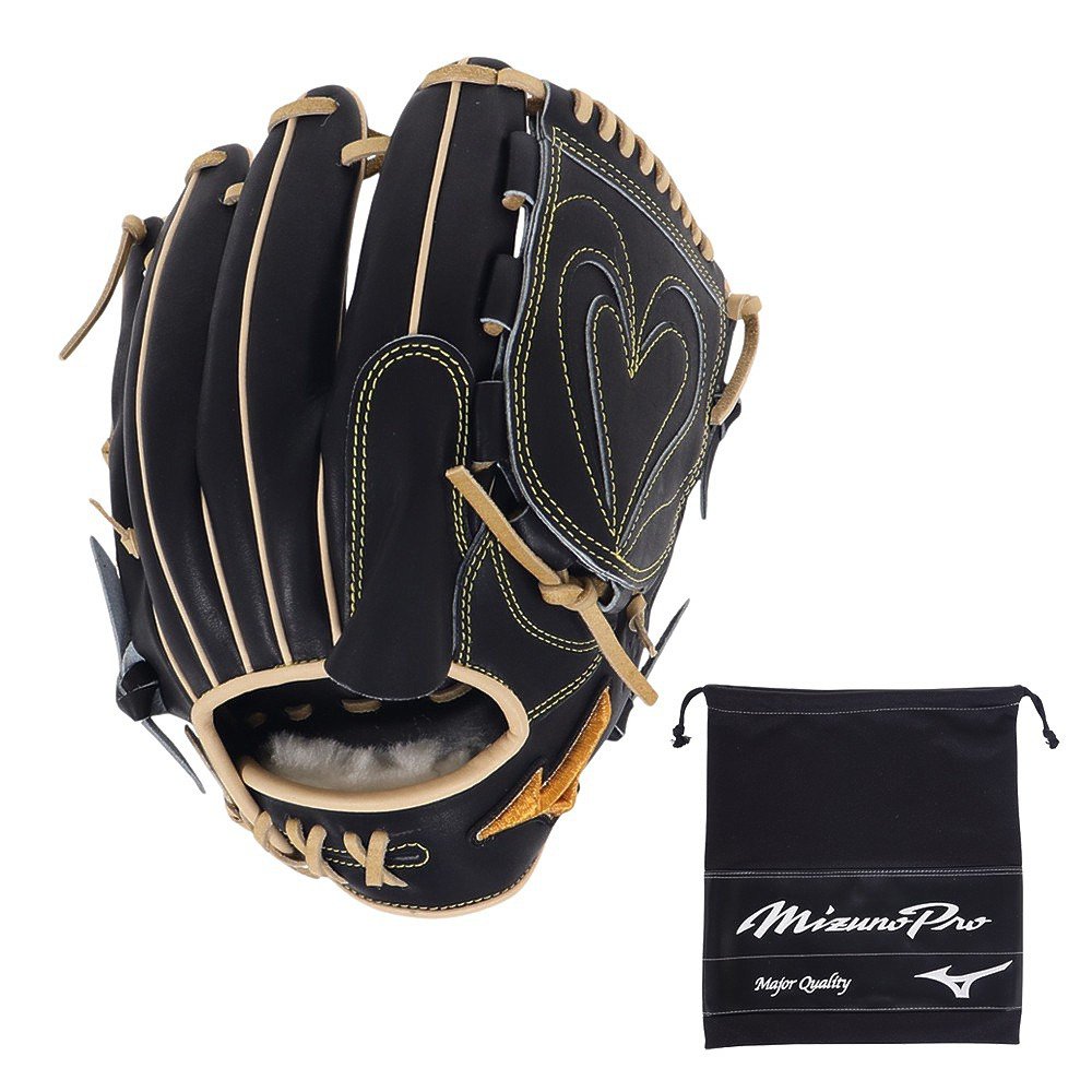 ミズノ 投手用軟式グラブ ブラック - 【公式】 スーパースポーツゼビオ