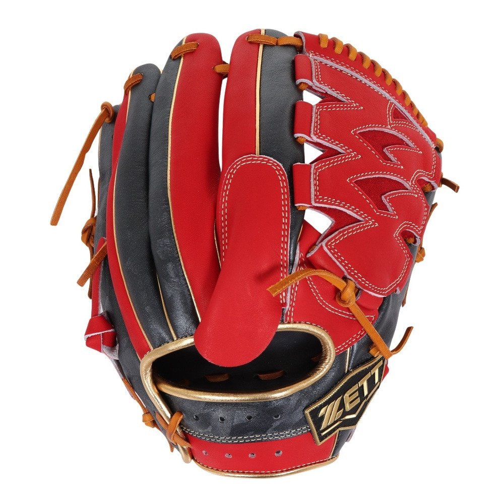 ZETT 硬式野球グローブ 赤 投手用 ピッチャー用 【公式通販】