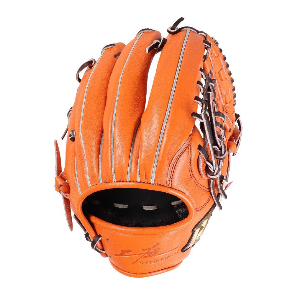 内野手用軟式グラブ オレンジ - 【公式】 スーパースポーツゼビオ