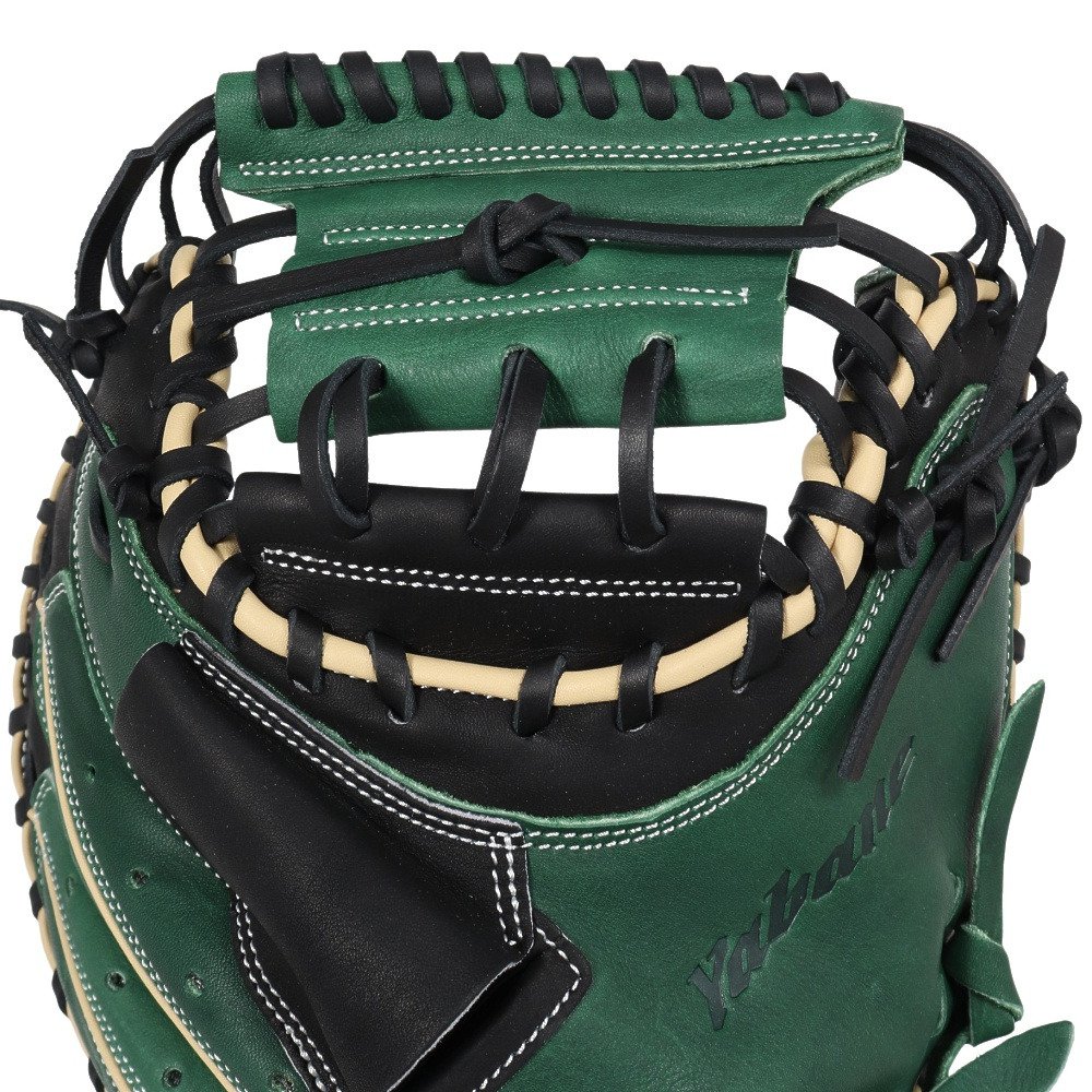 新品 美品 ヤバネ YABANE イージーキャッチャーミット 軟グローブ 黒