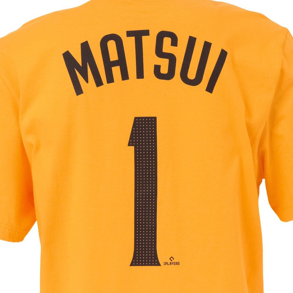 エムエルビー（MLB）（メンズ）野球ウェア ネーム&ナンバー 半袖T