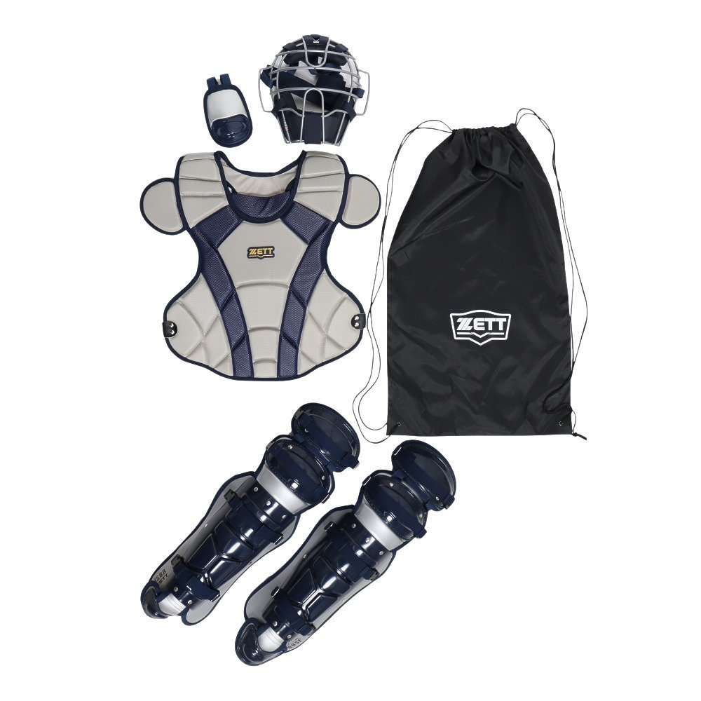 ゼット（ZETT）（メンズ）野球 軟式 キャッチャー 防具 4点セット