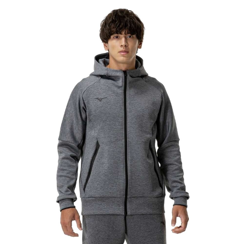 ミズノ（MIZUNO）（メンズ、レディース）ストレッチスウェットフーディ