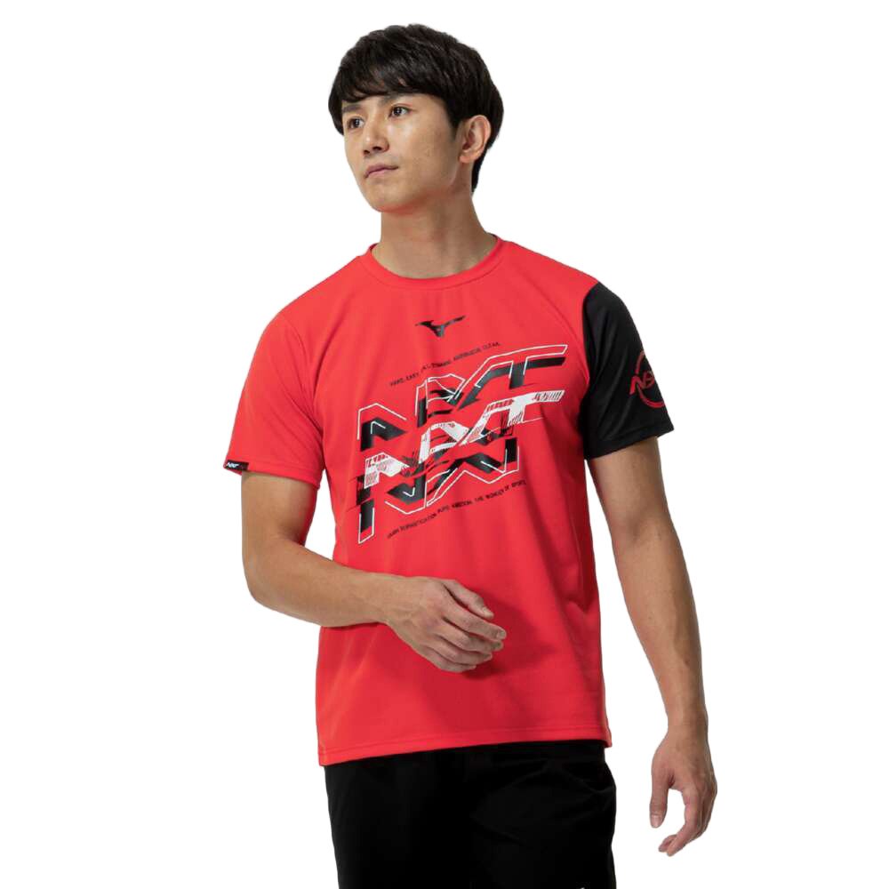 ミズノ（MIZUNO）（メンズ、レディース）N-XT 半袖Tシャツ 抗菌防臭 防