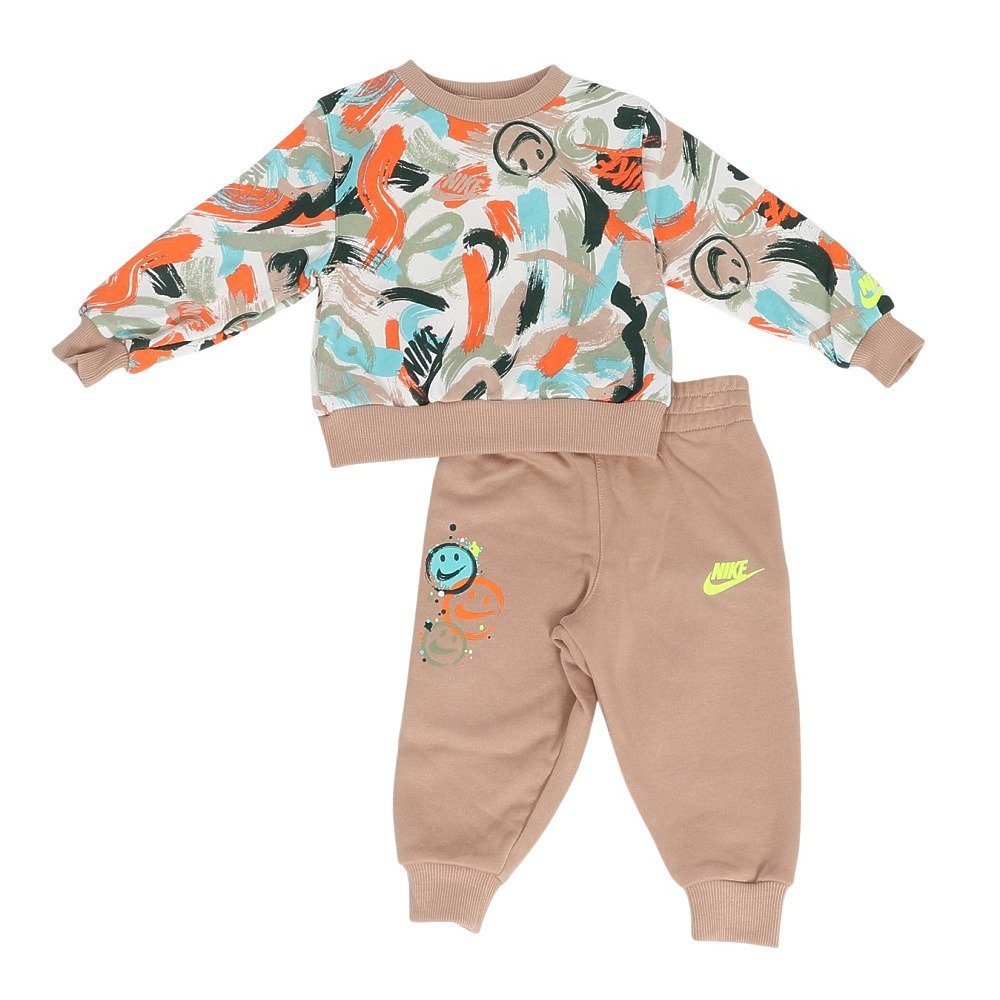 ナイキ（NIKE）（キッズ）トドラー AOP クルー スウェットスーツ 上下