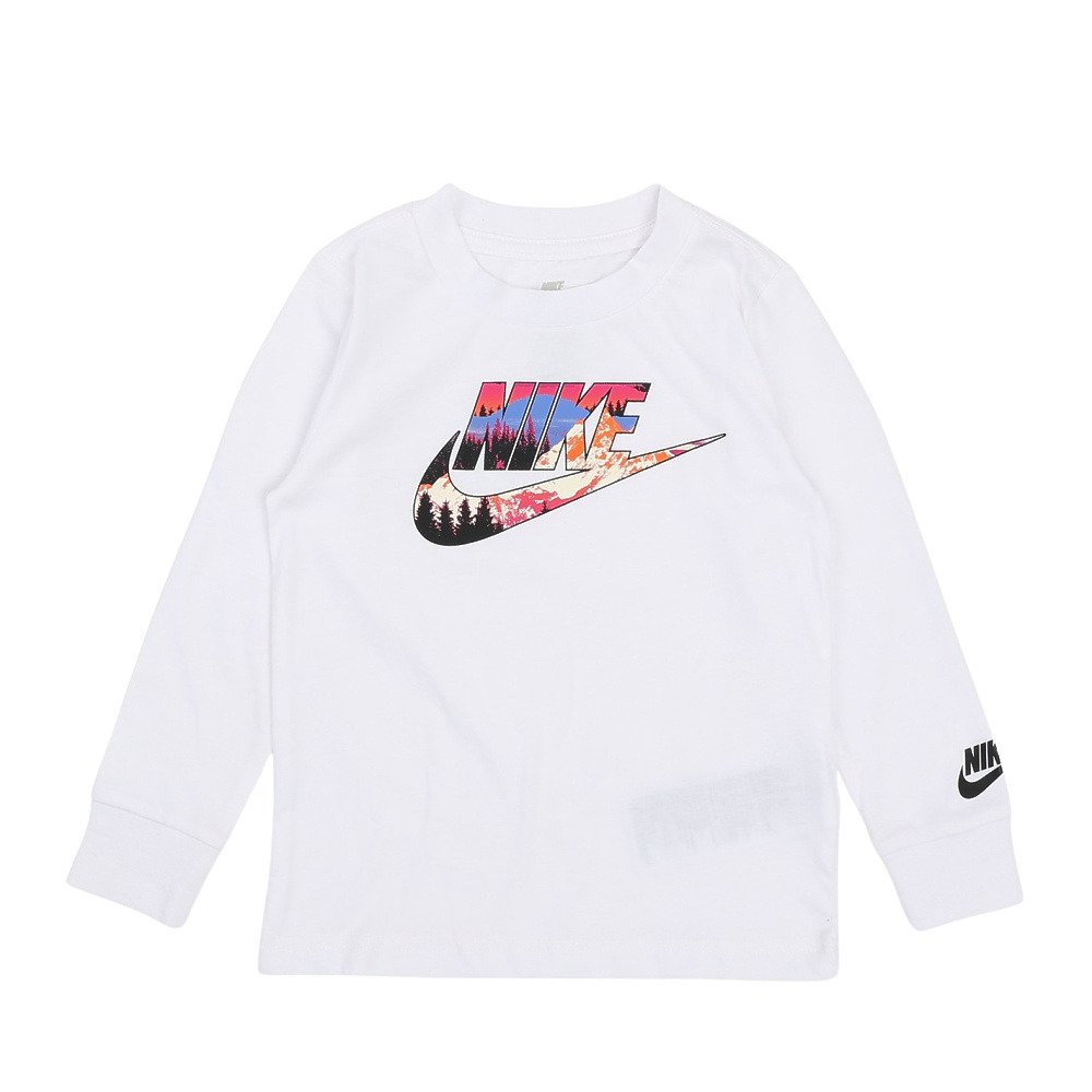 ナイキ（NIKE）（キッズ）トドラー 長袖Tシャツ NKB SNOWSCAPE AOP