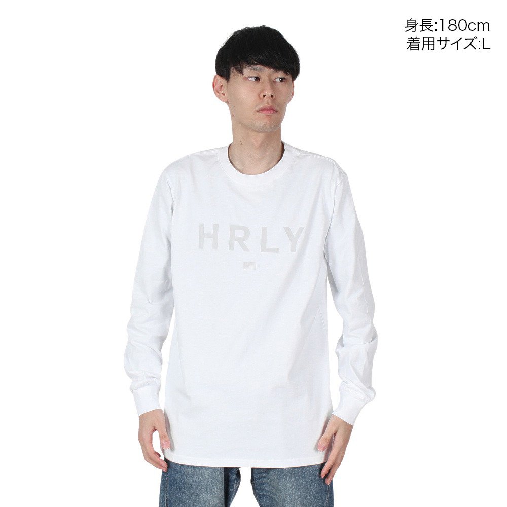 ハーレー（HURLEY）（メンズ）HRLY ロゴ ロングスリーブTシャツ