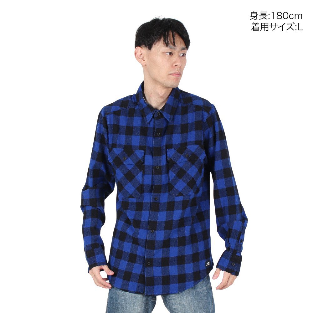 オークリー（OAKLEY）（メンズ）90s Plaid 長袖シャツ FOA406127-BCD