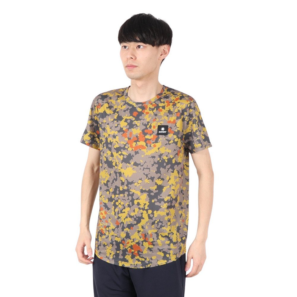 SAYSKY（SAYSKY）（メンズ）ランニングTシャツ Camo Combat Tシャツ