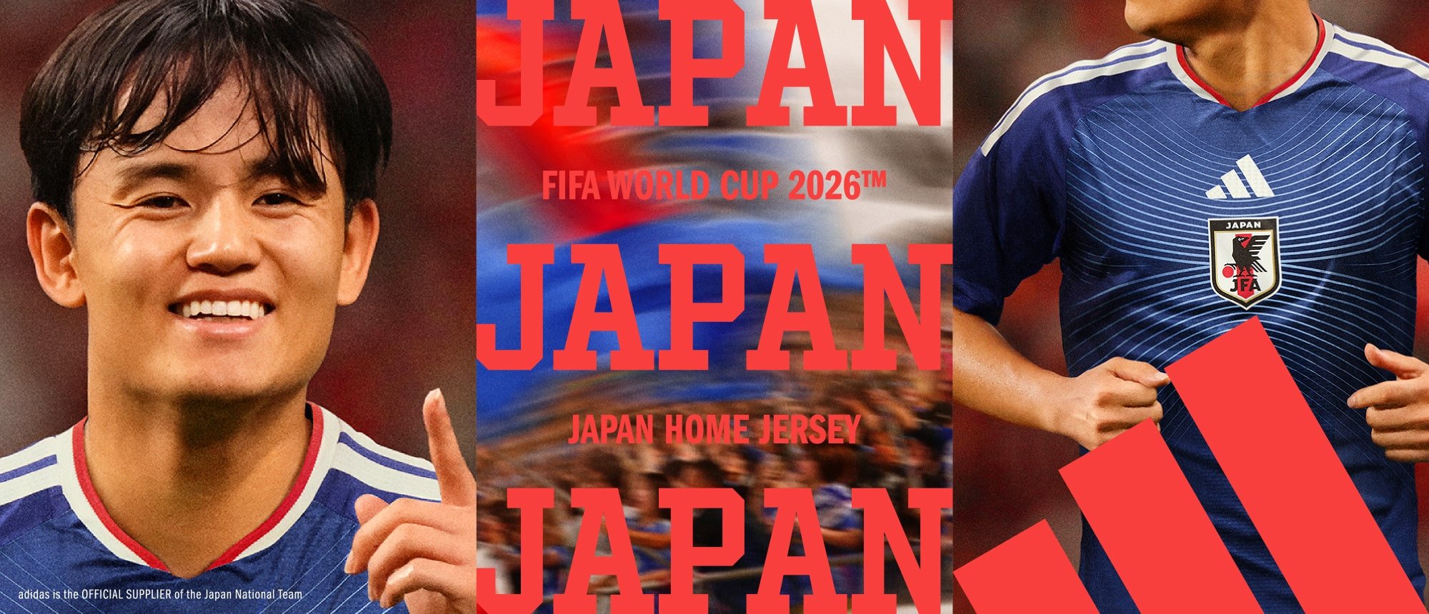 アディダスサッカー日本代表2026ユニフォーム、ついに公開！