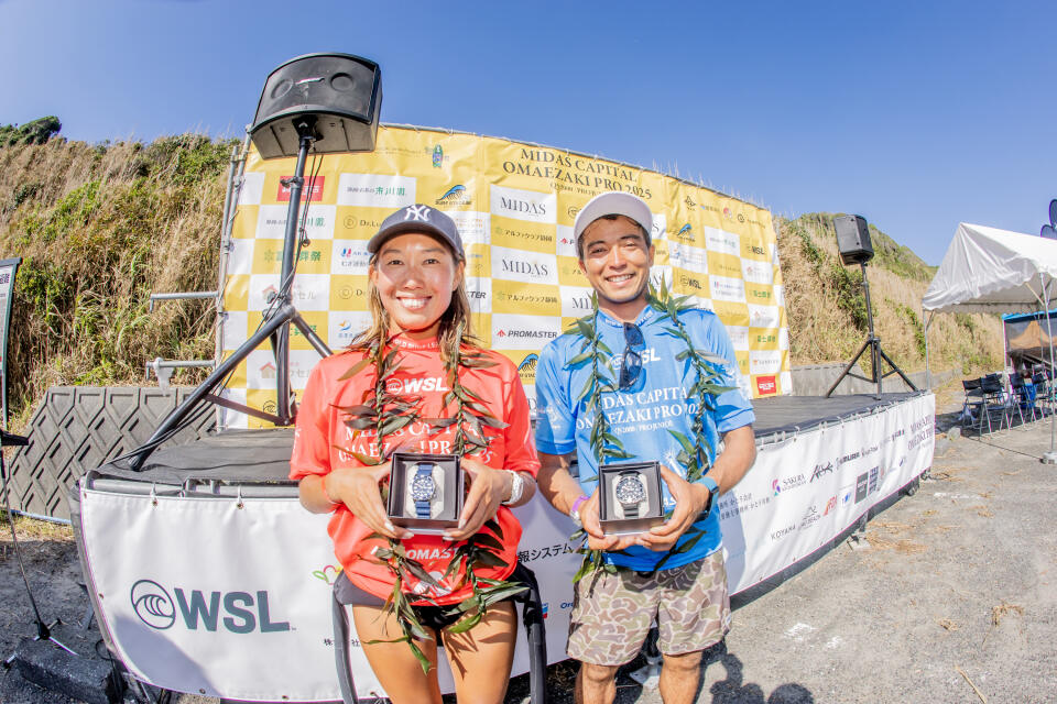 野中美波＆小林桂が優勝！『Midas Capital Omaezaki Pro QS 2000