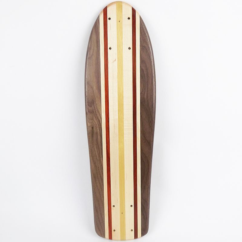 スケートボード用デッキ通販 22インチ無垢材組木ミニクルーザー