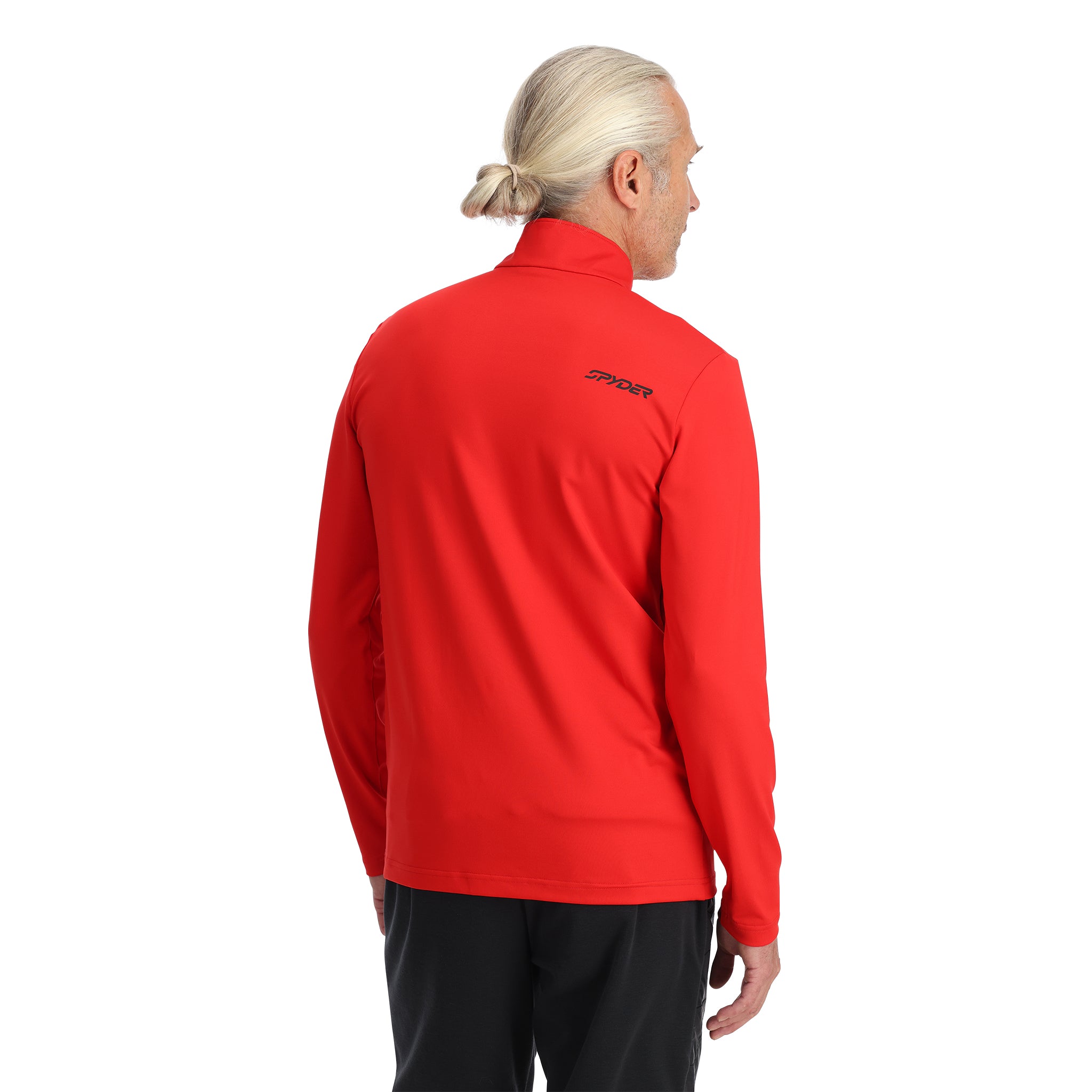 Men's Prospect Half Zip T-Neck - Spyder Red