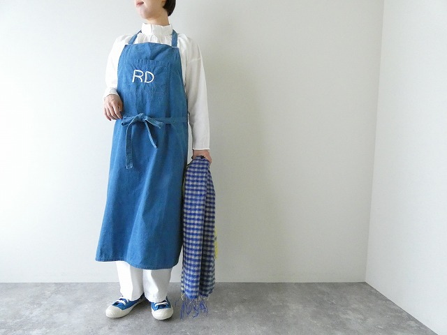R&D.M(オールドマンズテーラー) INDIGO LIGHT CORDUROY APRON(OLD7679