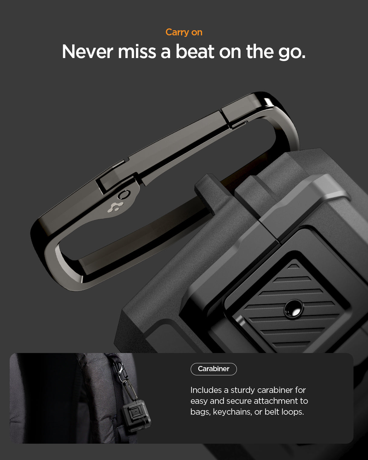 AirPods Pro 3 Case Lock Fit - Spigen.com Official Site – Spigen Inc