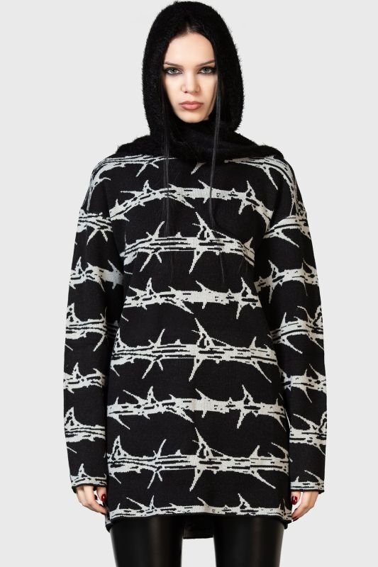 PRICKLED CONTENTION KNIT SWEATER / ニットトップス【KILL STAR