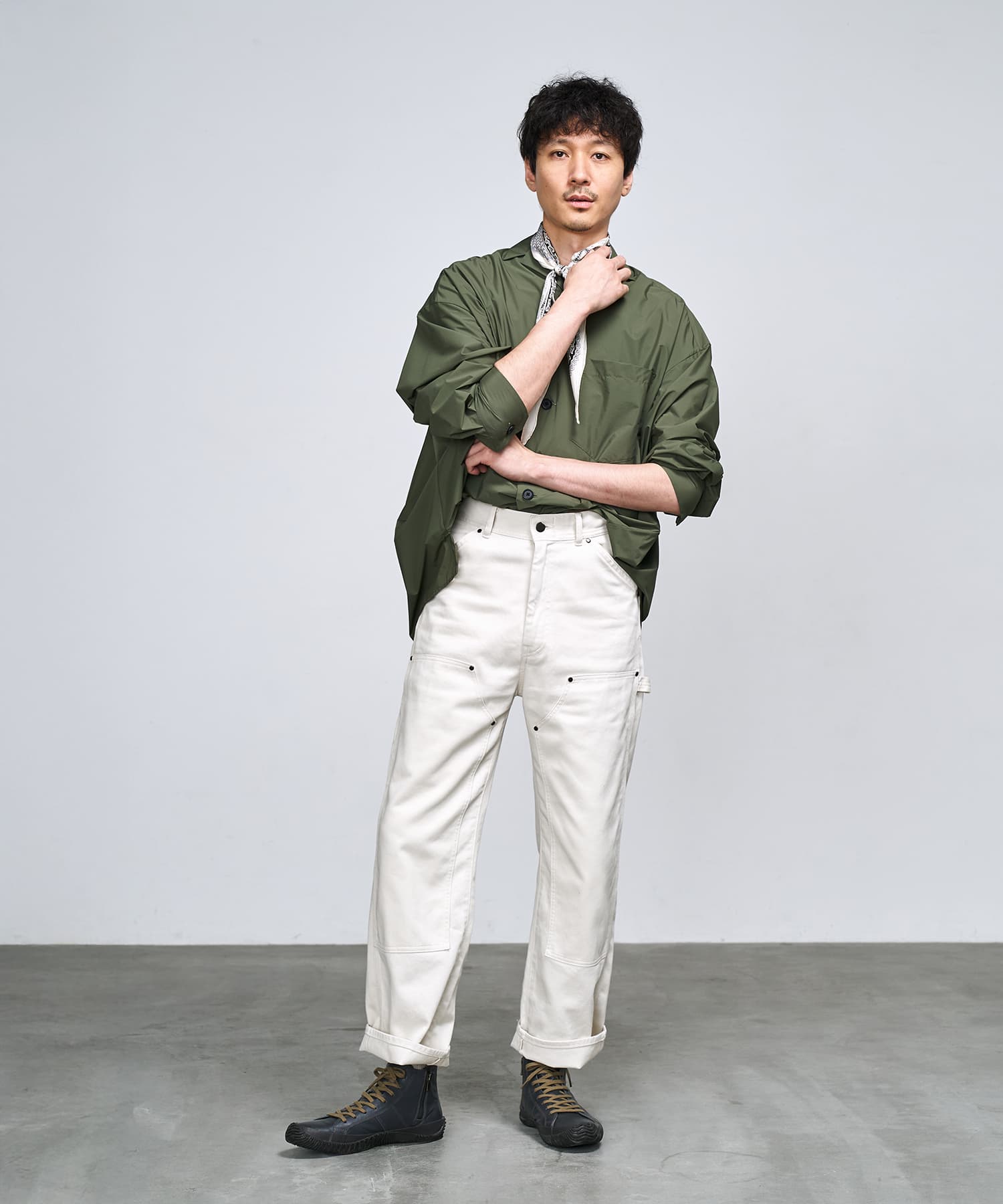 SP-443 Charcoal Gray | 国産ハンドメイド スニーカー スピングル