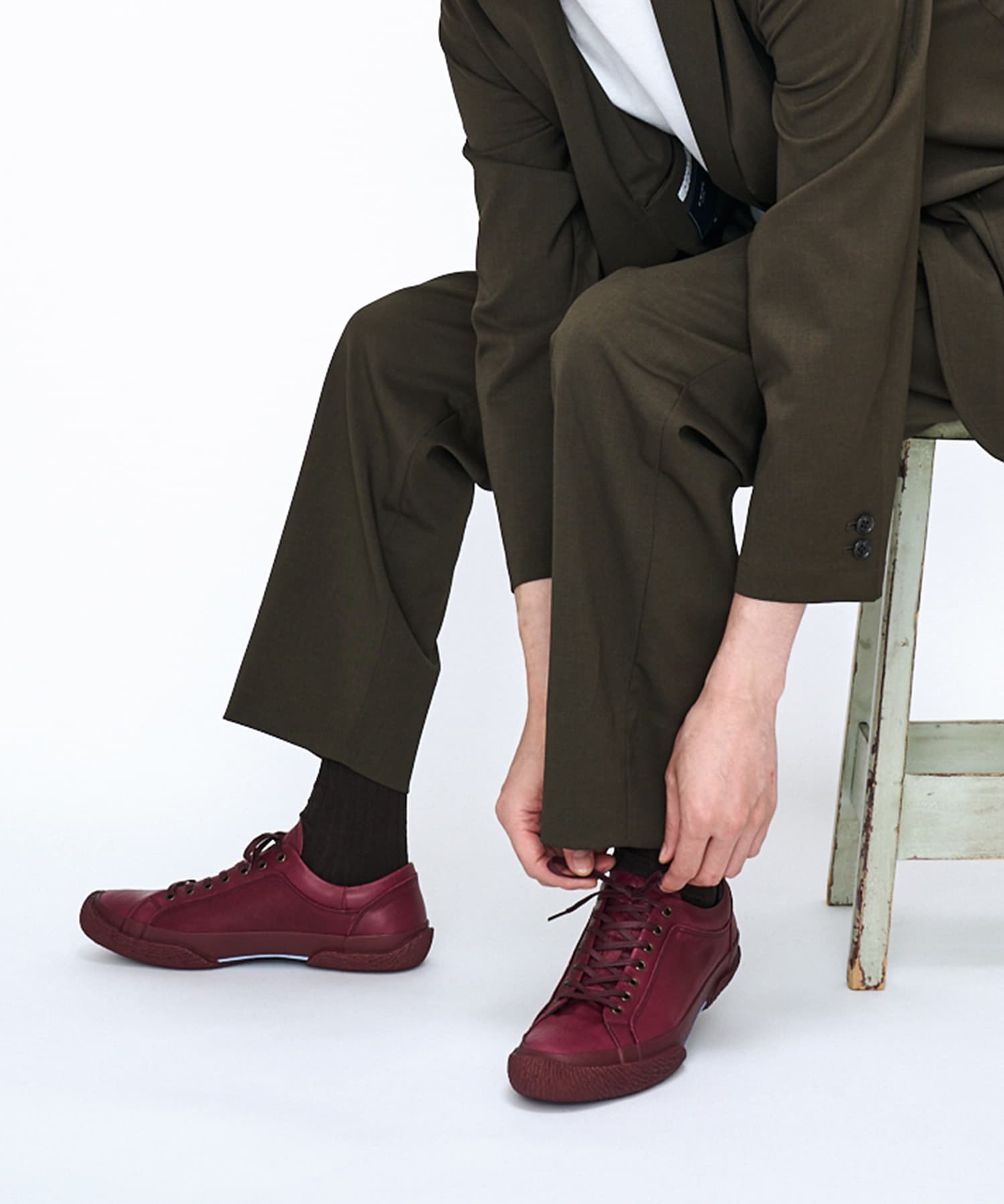 SP-277IL Bordeaux | 国産ハンドメイド スニーカー スピングル