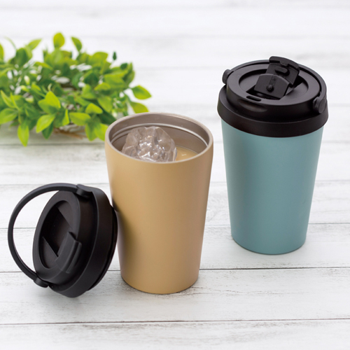 ラ・シック ハンドル付き真空ステンレスタンブラー 360ml | エスピー