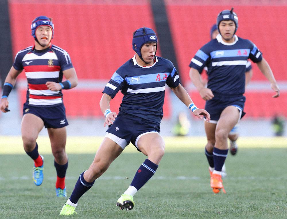 東海大仰星、快勝発進 “仰星のニュー大畑”WTB大畑亮太が快足飛ばし先制