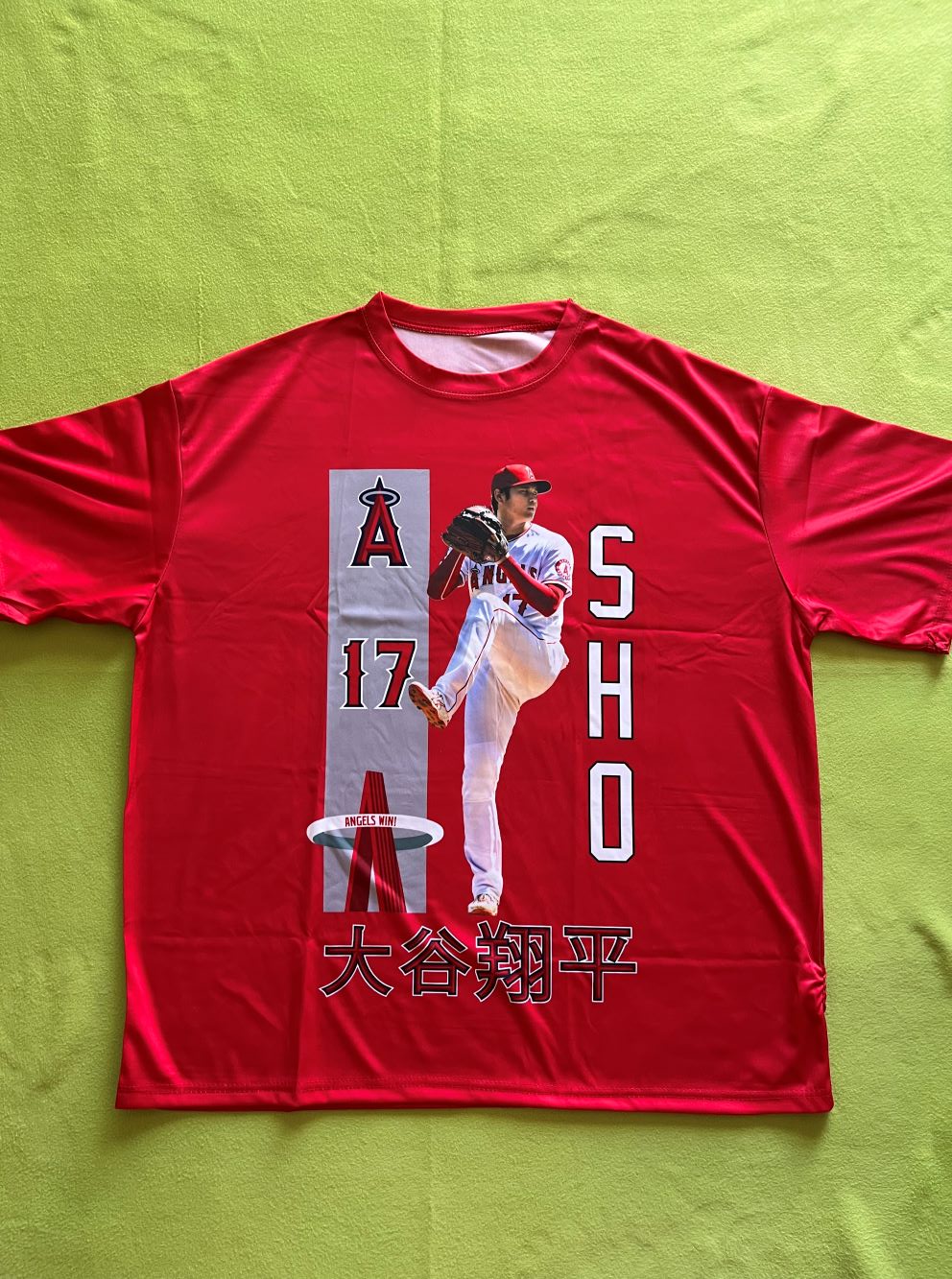 大谷翔平選手 4月22日エンジェルス球場先着25000人配布 OHTANI Tシャツ