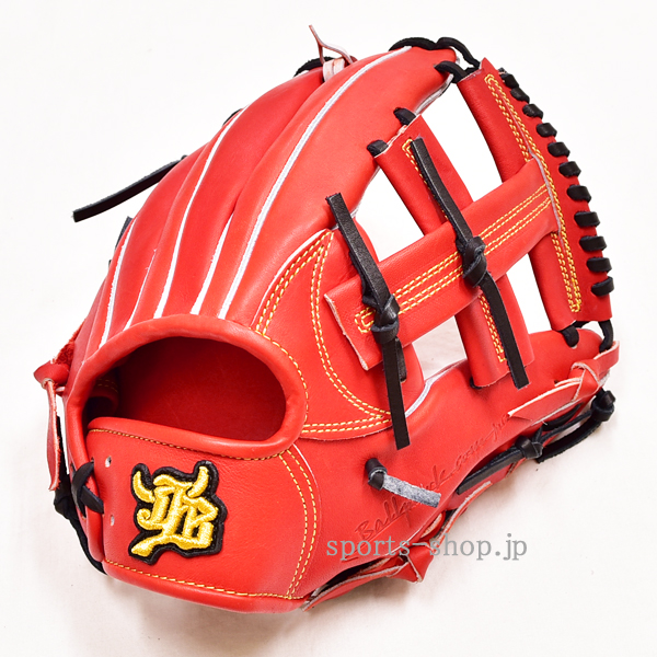 和牛JB 硬式用 JB-J005 内野手用 パワーオレンジ 黒紐 ジュニア用 硬式