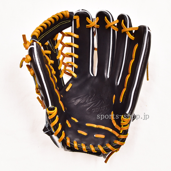 ミズノプロ 硬式用 オーダー 外野手用 近藤型 ブラック×コルク紐