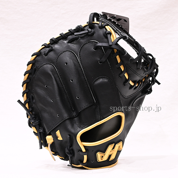 ハタケヤマ 甲斐モデル ブラック×ゴールド TH-SH19GS 捕手用 M19 軟式