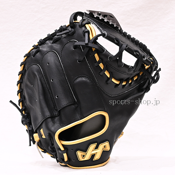 ハタケヤマ 甲斐モデル ブラック×ゴールド TH-SH19GS 捕手用 M19 軟式