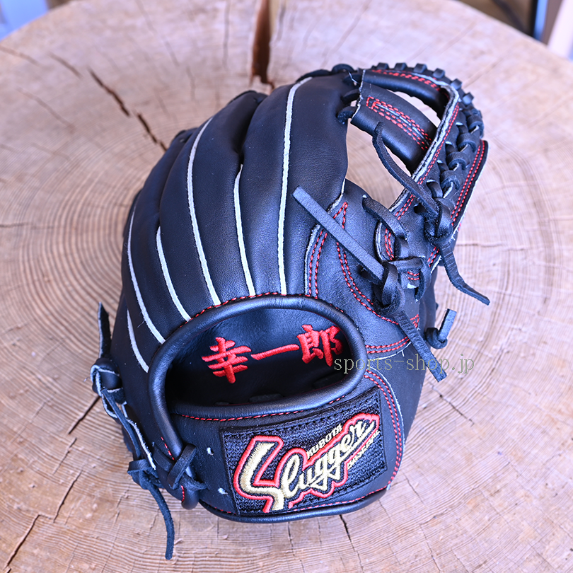 久保田スラッガー 少年用 グラブ KSN-J6X ブラック 平裏 ネーム 刺繍