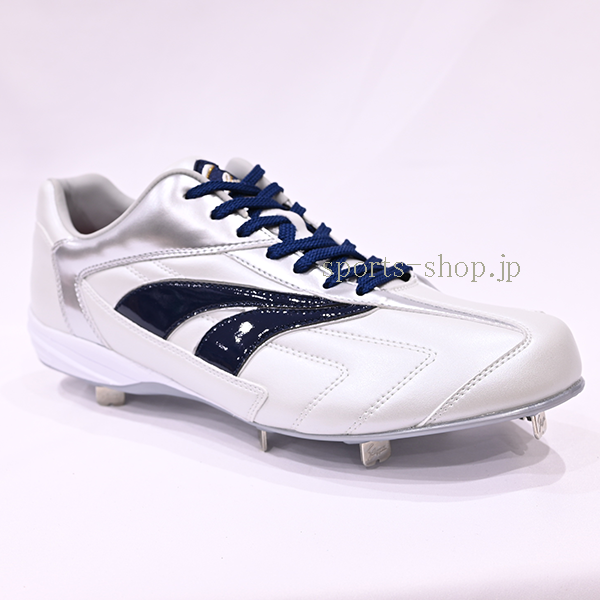 久保田スラッガー スパイク RS09-NV ホワイト×ネイビー D-009NV