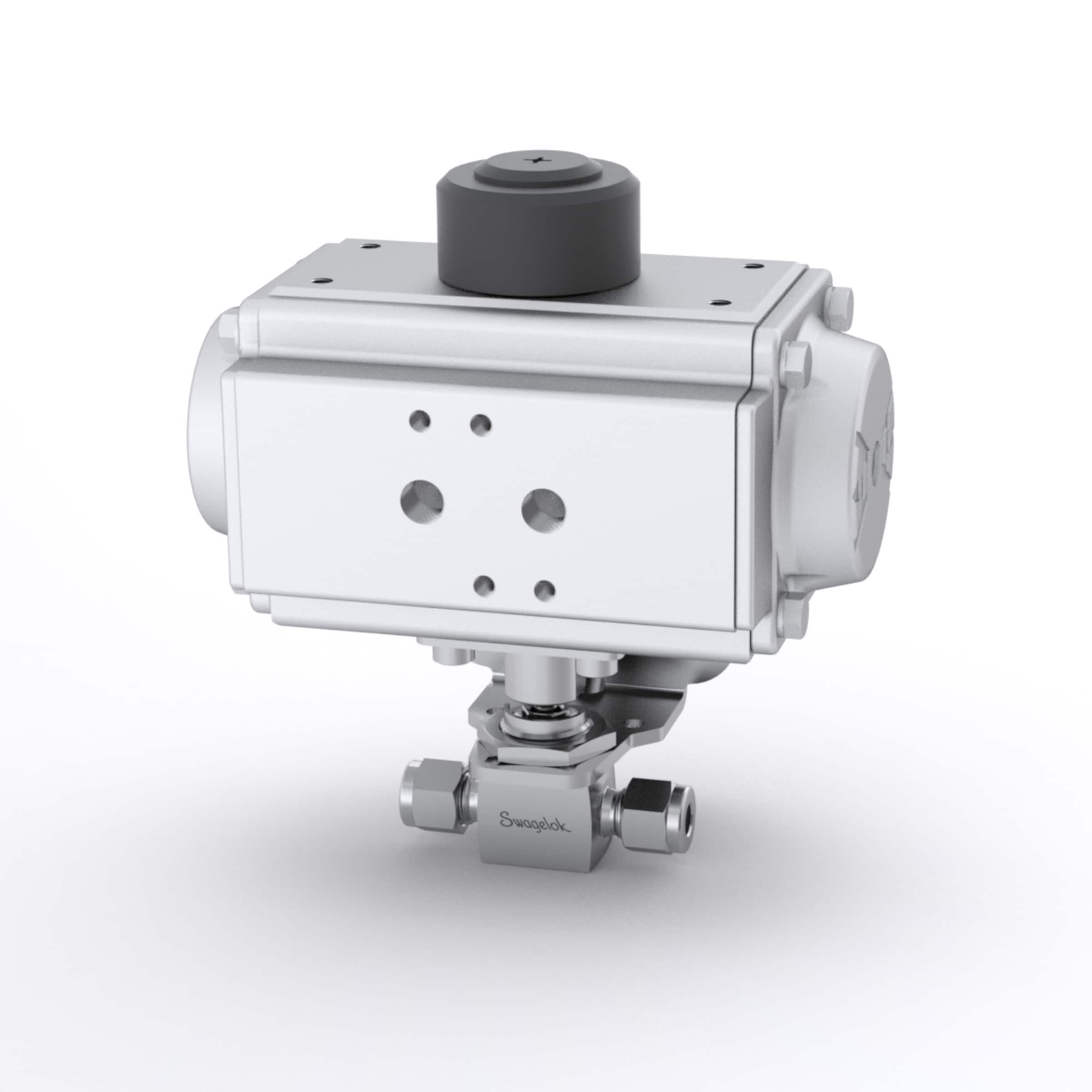 ステンレス鋼製一体型40Gシリーズ・ボール・バルブ、1.4 Cv、1/4