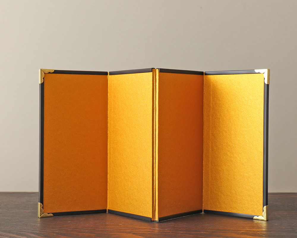 ミニ四曲金屏風 [M便 1/3] [K]の通販 | SWANY Online Shop リネンや