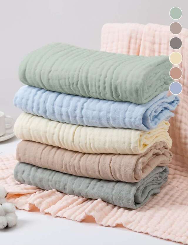 6重ガーゼ バスタオル 無地 | マタニティウェア・授乳服のスウィート